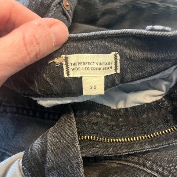 Made Well Wide-Leg Crop Jean size 30 - Picture 5 of 5